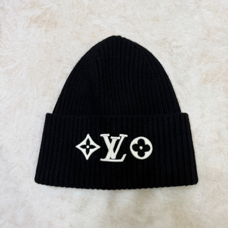 LV Headline 毛帽 黑色-0