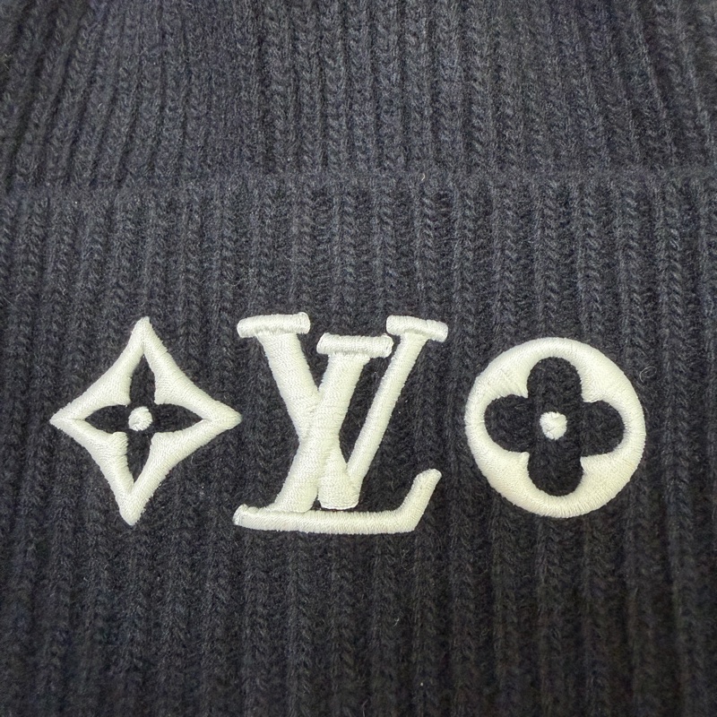 LV Headline 毛帽 黑色-2