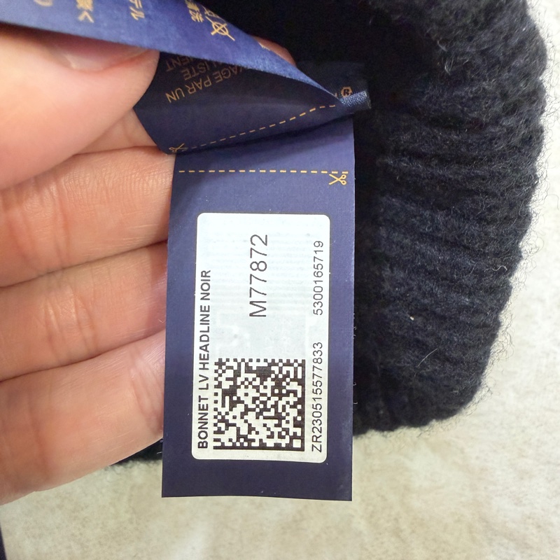 LV Headline 毛帽 黑色-4