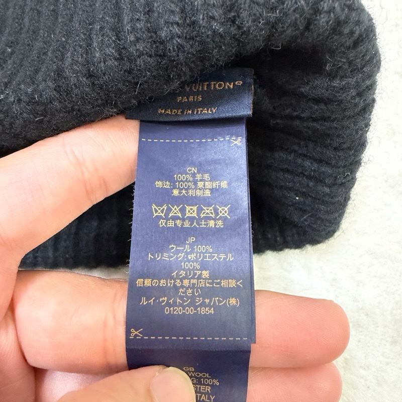 LV Headline 毛帽 黑色-10