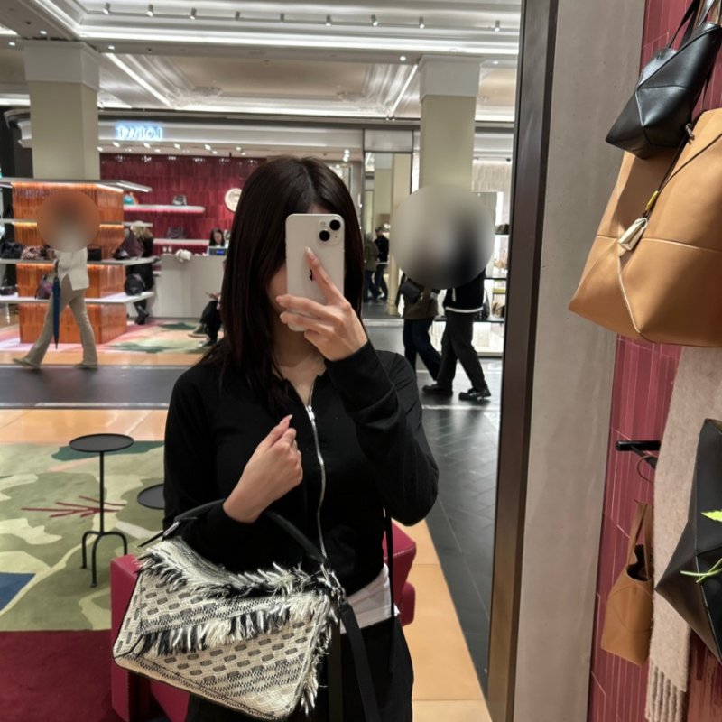 🎊佳節特賣🎁Loewe 小款拚色紡織皮革限量款Puzzle 包-7