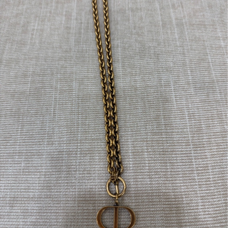 Dior 迪奧 CD復古金屬項鍊 #全新閒置#-6