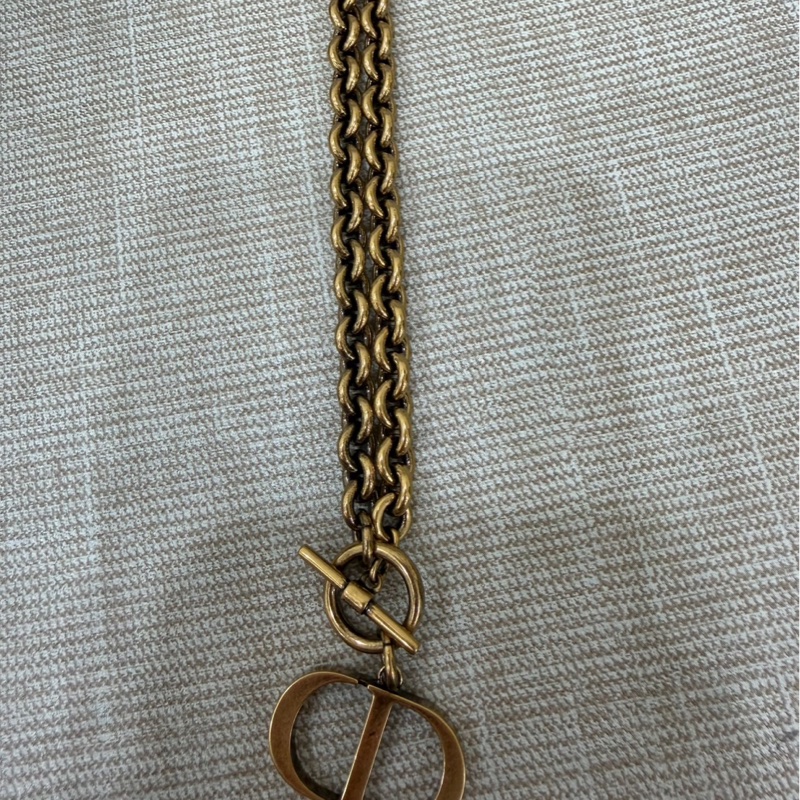 Dior 迪奧 CD復古金屬項鍊 #全新閒置#-14