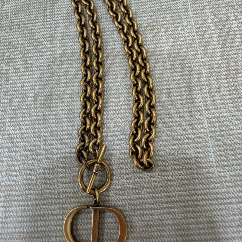 Dior 迪奧 CD復古金屬項鍊 #全新閒置#-15