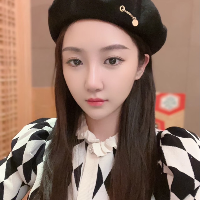 愛馬仕 美麗諾羊毛氈 Felicity 貝雷帽 黑色-1