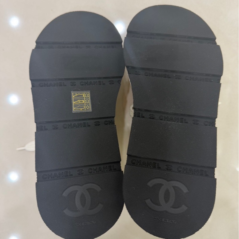 Chanel香奈兒24P白色厚底鞋胖胖鞋-20