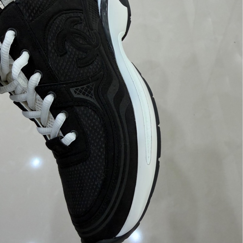 香奈兒Chanel 24S新款金角大王系列運動鞋黑色#全新閒置品#-12