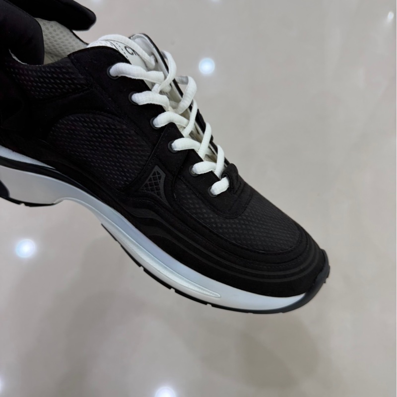 香奈兒Chanel 24S新款金角大王系列運動鞋黑色#全新閒置品#-13