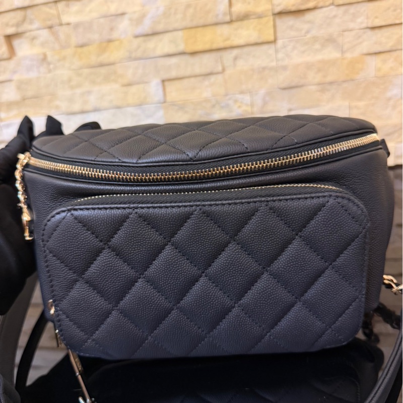 香奈兒Chanel荔枝皮腰包 胸包-5