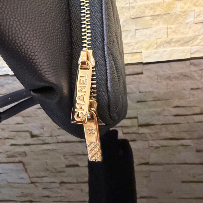 香奈兒Chanel荔枝皮腰包 胸包-11