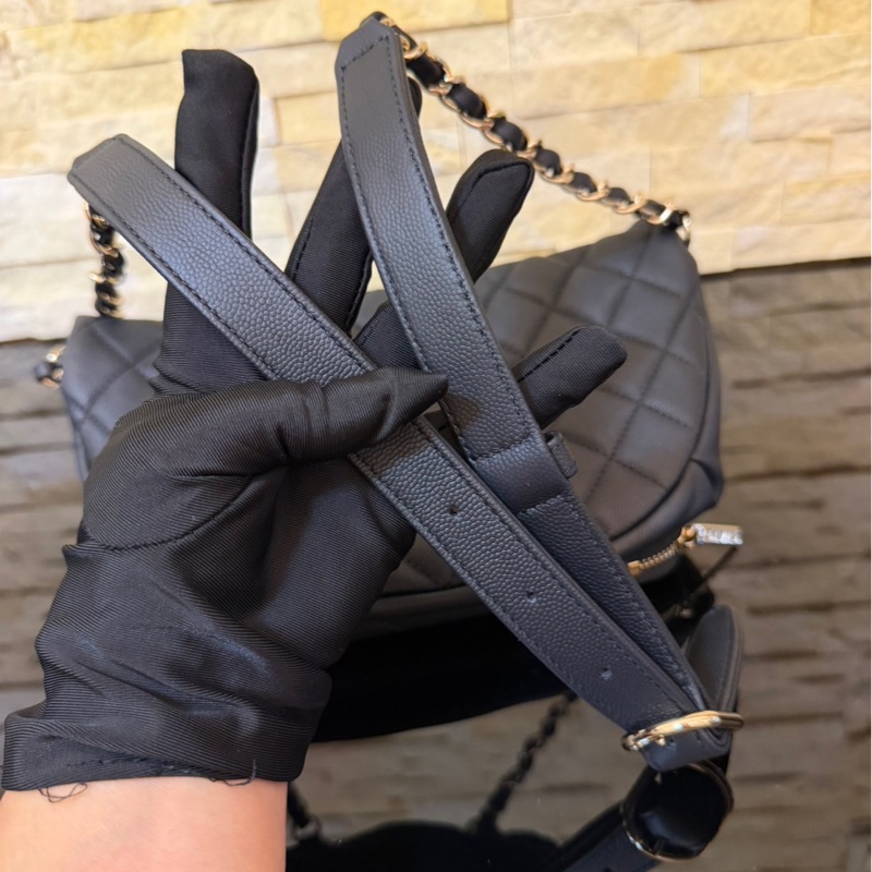 香奈兒Chanel荔枝皮腰包 胸包-13