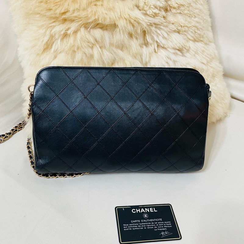 Chanel 老香手拿包-5