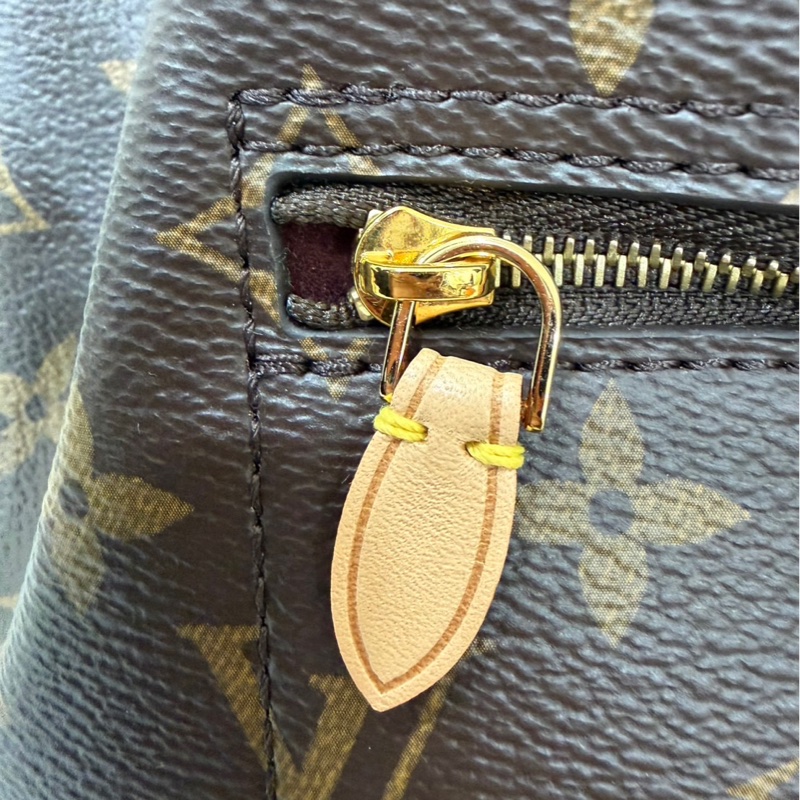 LV M43431 MONTSOURIS花紋LOGO Monogram帆布扣式後背包-16