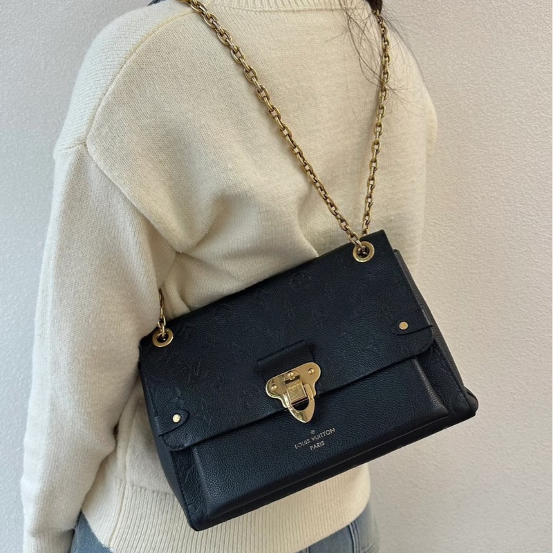 LV Vavin 全皮壓紋鏈條包 肩背包 斜背包-3