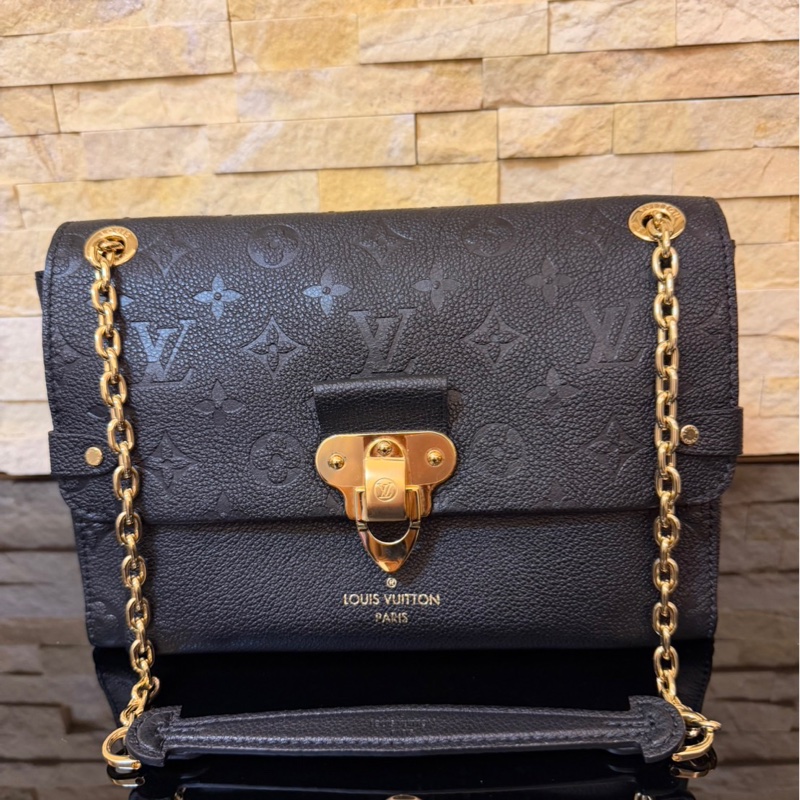 LV Vavin 全皮壓紋鏈條包 肩背包 斜背包-5