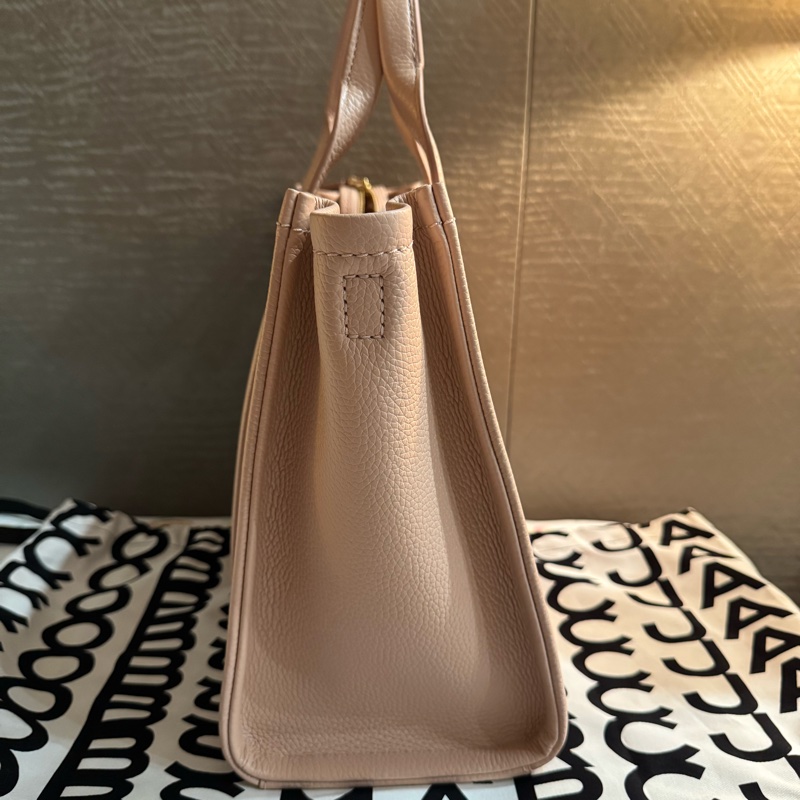 🇺🇸 Marc Jacobs✨tote真皮系列胭脂玫瑰柔粉大方包-2