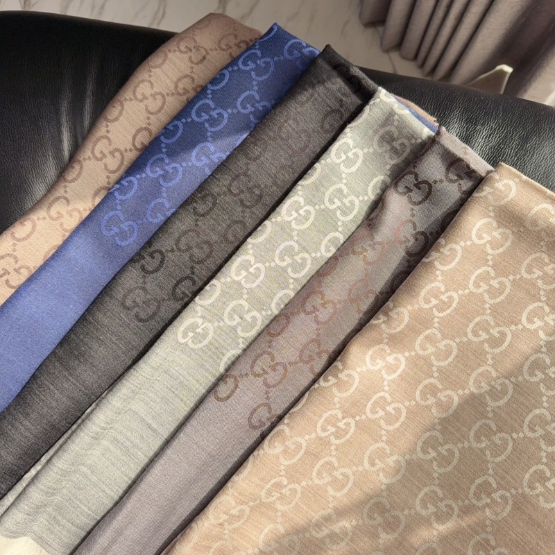 Gucci 圍巾 黑色-8