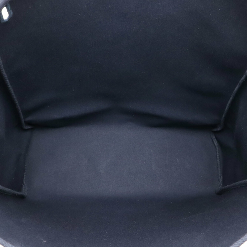 愛馬仕 (HERMES) Hermès Air Bag MM 手提包/單肩包，軍官帆布皮革，海軍藍，F 印記-9