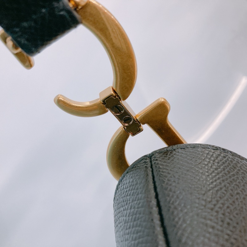 MS0397 CHRISTIAN DIOR 迪奧迷你牛皮馬鞍包包連不織布帶SADDLE MINI GRAINED CALFSKIN WITH WIDE STRAP-15