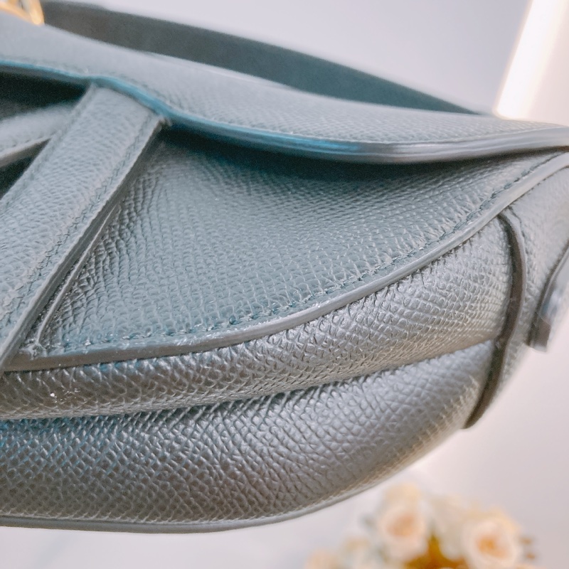 MS0397 CHRISTIAN DIOR 迪奧迷你牛皮馬鞍包包連不織布帶SADDLE MINI GRAINED CALFSKIN WITH WIDE STRAP-28