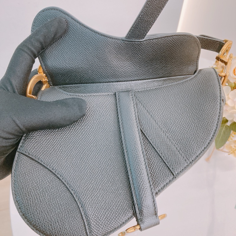 MS0397 CHRISTIAN DIOR 迪奧迷你牛皮馬鞍包包連不織布帶SADDLE MINI GRAINED CALFSKIN WITH WIDE STRAP-31