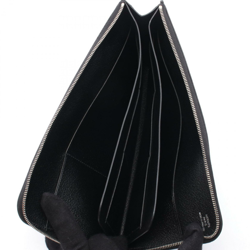 愛馬仕 Remix 組合長皮夾,Epsom 皮革,黑色,二手,女士款,A SHW-2