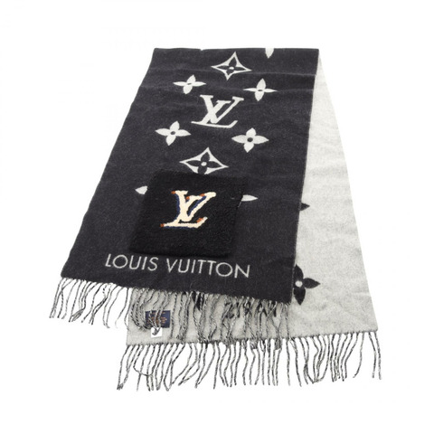 路易威登 (LOUIS VUITTON) 雷克雅未克羊毛泰迪圍巾 M76567 Mouton 羊絨 LV