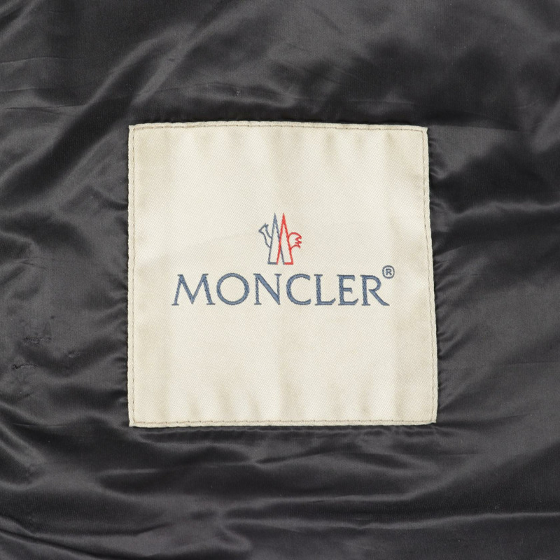 MONCLER RIOM 連帽羽絨衣 尼龍 海軍藍 2 碼 二手 男款-2