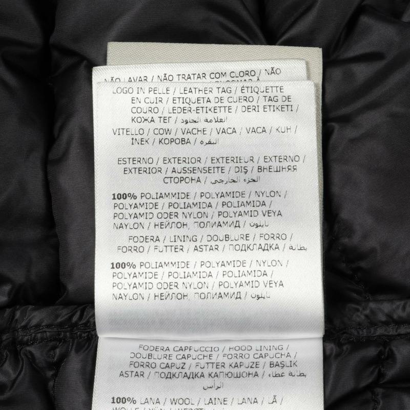 MONCLER RIOM 連帽羽絨衣 尼龍 海軍藍 2 碼 二手 男款-4