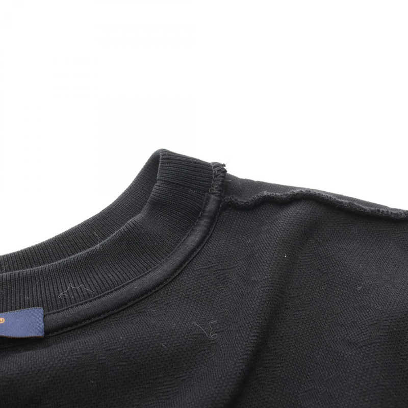 路易威登 3D 口袋 Monogram T 卹，純棉材質，黑色，二手，男款，L 碼-5