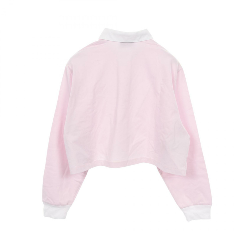 PRADA 針織 Polo 衫,M 碼,棉質,粉紅色,二手女款-1