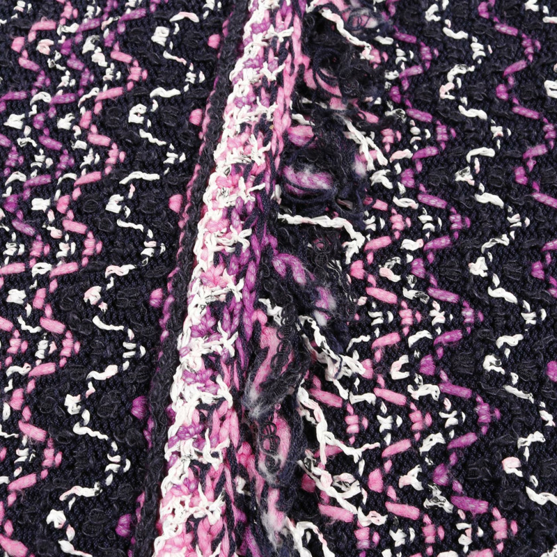 香奈兒 COCO 標誌半身裙 P70448 棉尼龍海軍藍多色二手女裝 #34-6