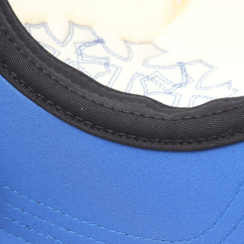 鉻心3號墓園十字架貼片棒球帽,聚酯纖維材質,藍白配色,二手男款-6