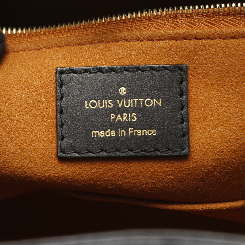 路易威登 On the Go MM 單肩托特包 M45595 Monogram empreinte Noir 二手-3