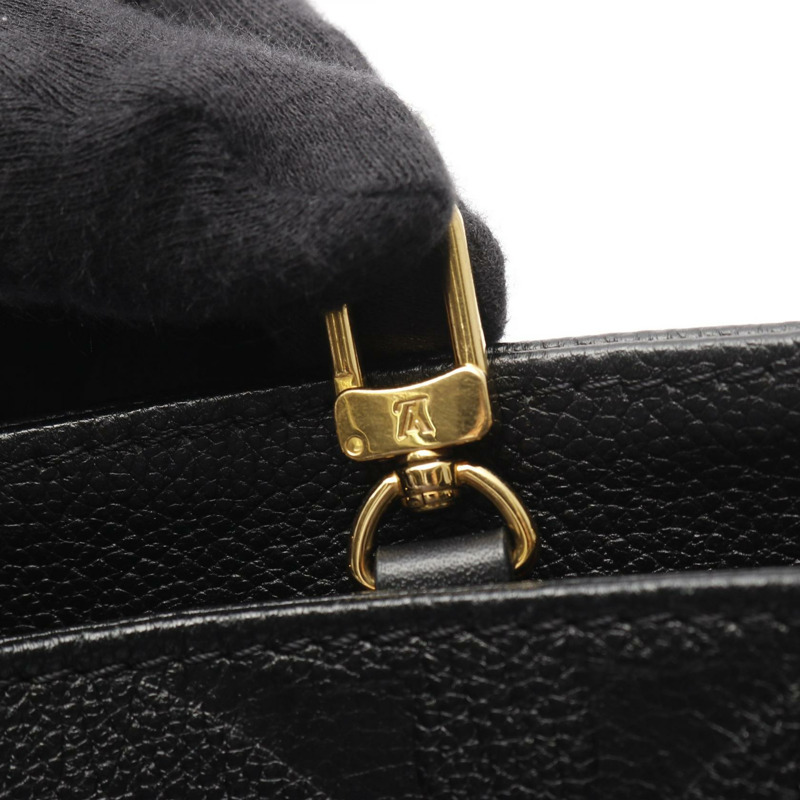 路易威登 On the Go MM 單肩托特包 M45595 Monogram empreinte Noir 二手-7