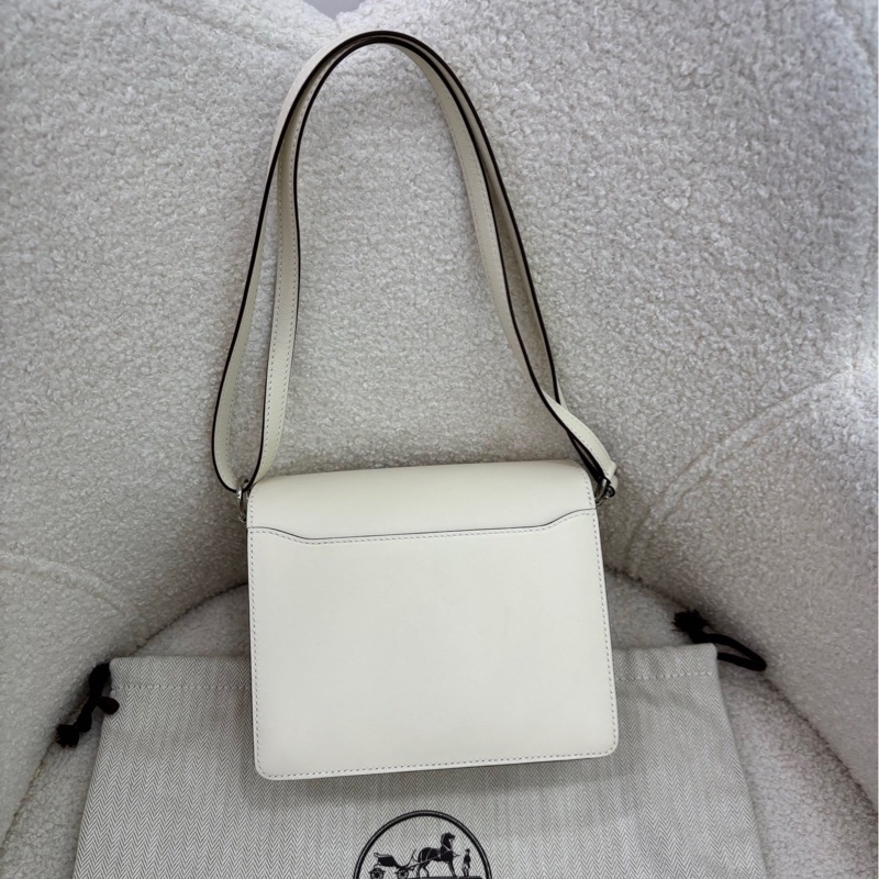 Hermes mini roulis nata 奶油白銀扣 U刻-1