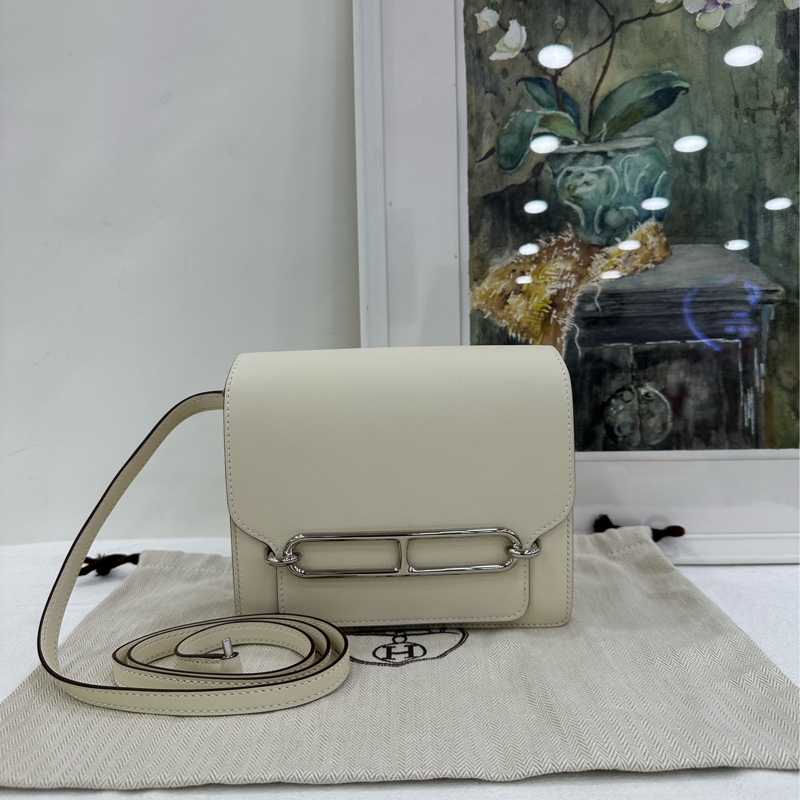 Hermes mini roulis nata 奶油白銀扣 U刻-6