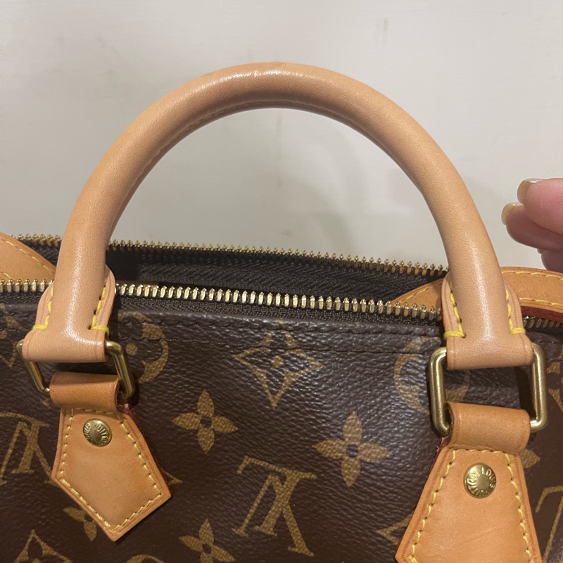 LV speedy25 肩帶斜背款-22