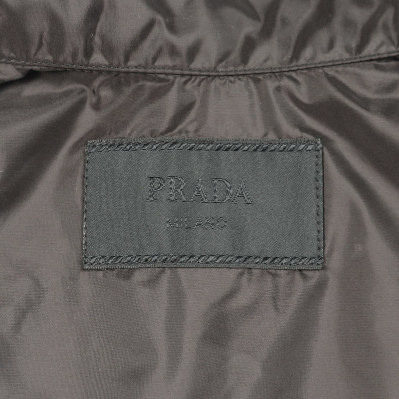 PRADA Re-Nylon 襯衫 L 碼 尼龍 黑色 二手 男款-2
