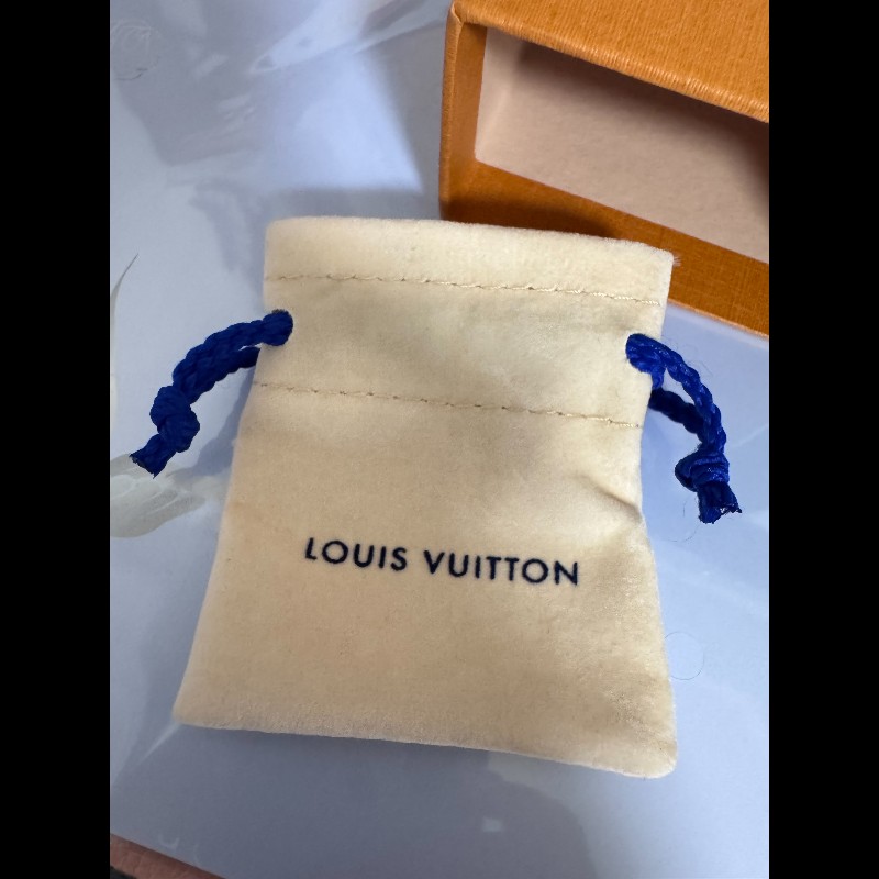 [近新閒置品]LV雙盾牌耳環-4