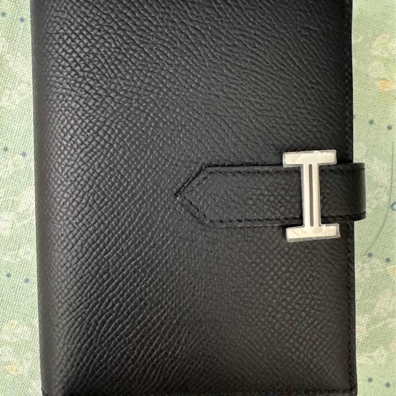 Hermes黑銀短夾(最搶手的款式)-12