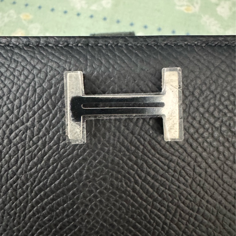 Hermes黑銀短夾(最搶手的款式)-13