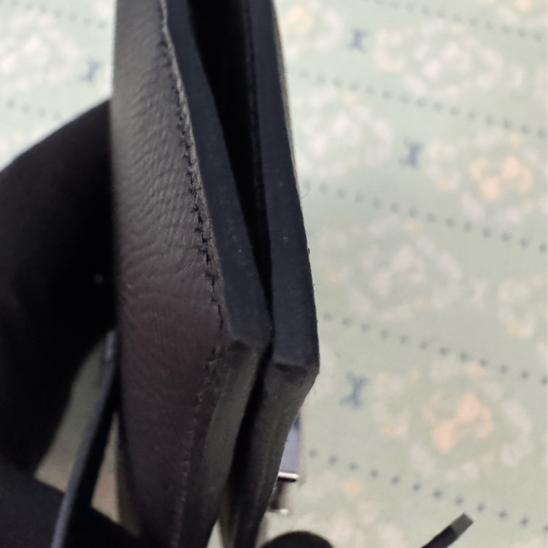 Hermes黑銀短夾(最搶手的款式)-17