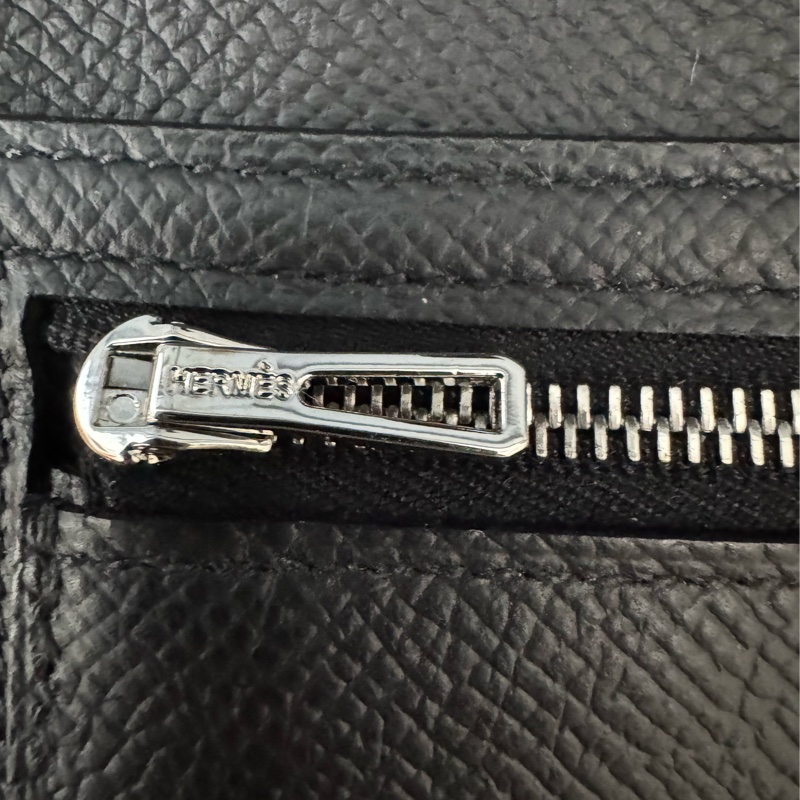 Hermes黑銀短夾(最搶手的款式)-23