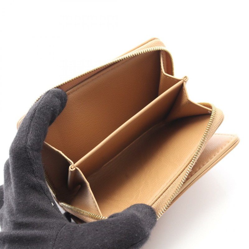 路易威登 Portefeuille Lou 雙折皮夾 M81673 Monogram 壓花駝色-3