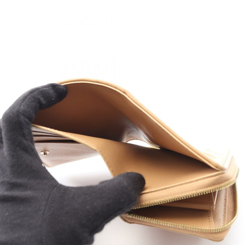 路易威登 Portefeuille Lou 雙折皮夾 M81673 Monogram 壓花駝色-9