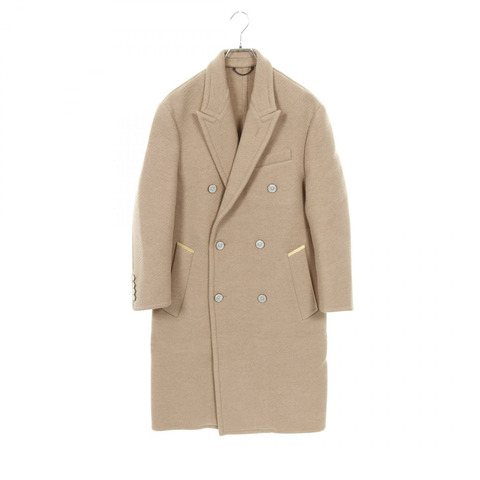 路易威登雙面絲質羊毛混紡雙排扣大衣 其他款式 RM251M9 MPP HSC01E 羊毛真絲 米色 B