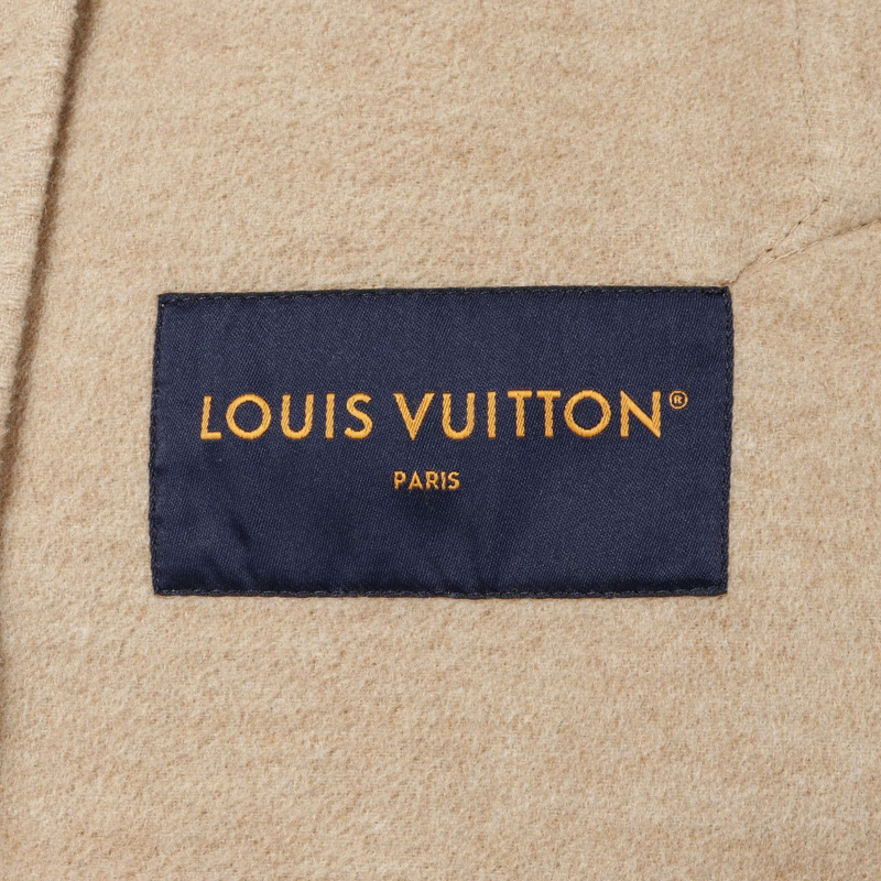 路易威登雙面絲質羊毛混紡雙排扣大衣 其他款式 RM251M9 MPP HSC01E 羊毛真絲 米色 B-2