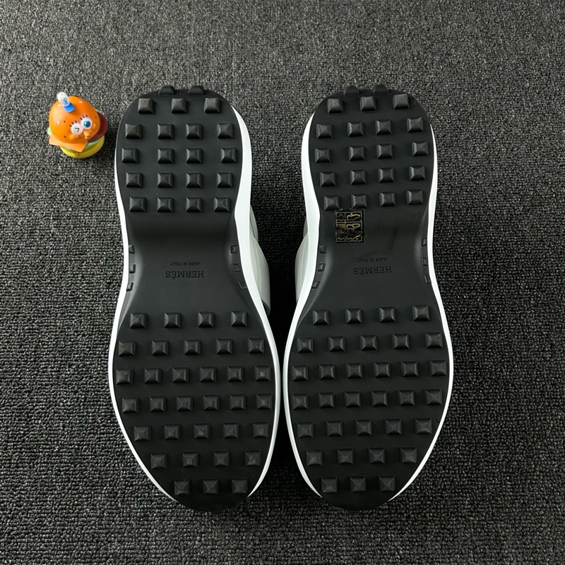 Hermes愛馬仕魔術貼厚底鞋 尺碼42 全新無瑕疵-5