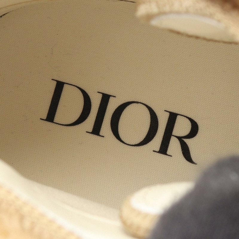 Dior DIOR × ERL B23 米色毛絨運動鞋,二手男款-4